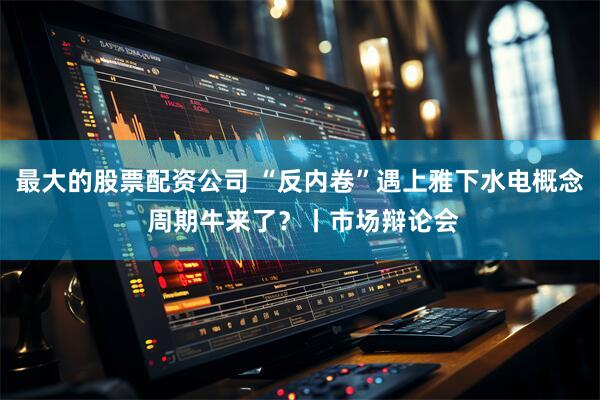最大的股票配资公司 “反内卷”遇上雅下水电概念 周期牛来了？丨市场辩论会